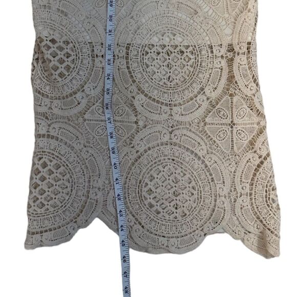 Romeo & Juliet Couture Crochet Lace Vintage Flair Dress Size Medium - Picture 14 of 16